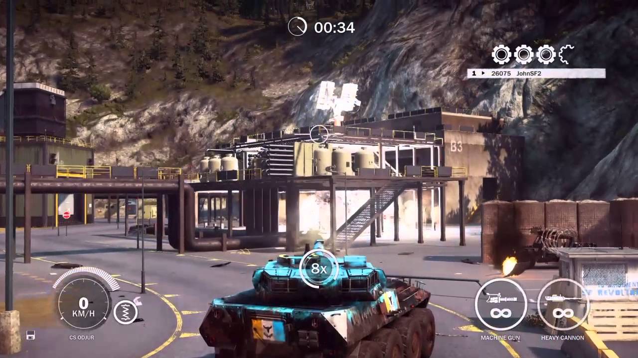 Just Cause 3: Destruction Frenzy Tank Frenzy II - 5 Gears