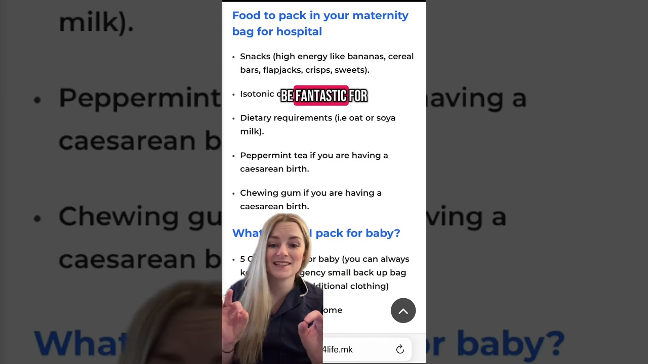What to pack in a caesarean birth bag #caesarean #cesarean #csection #birth #pregnancy 