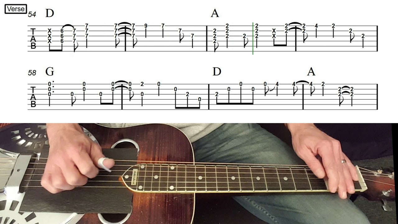 Dobro Lessons with Joe Wilson - Pancho And Lefty (GBDGBD tuning)