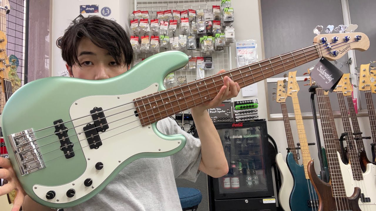 SadowskyのPBシェイプの5弦PJが良すぎるんや