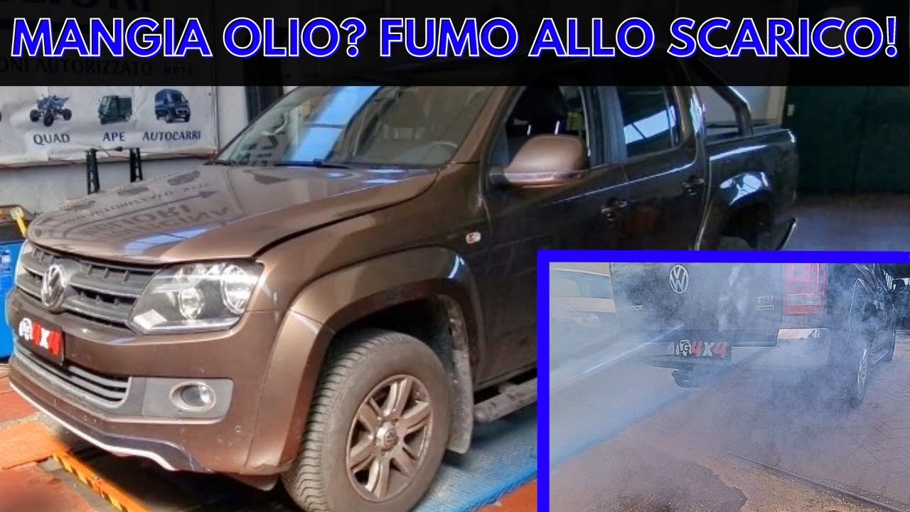 Volkswagen Amarok 2.0 BiTDI.. FUMO BIANCO DALLO SCARICO!