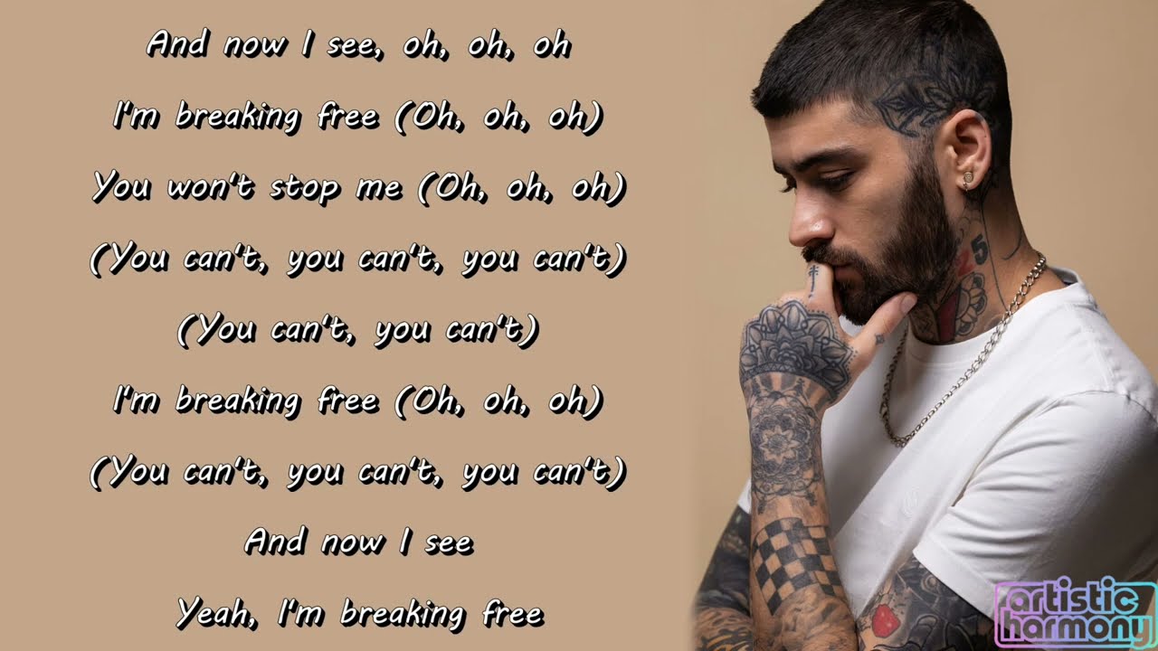 ZAYN - Break Free (Lyrics)