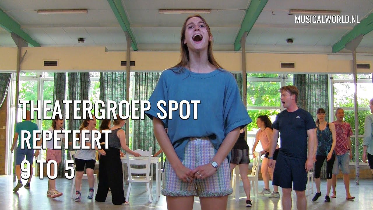 Theatergroep SPOT repeteert 9 to 5