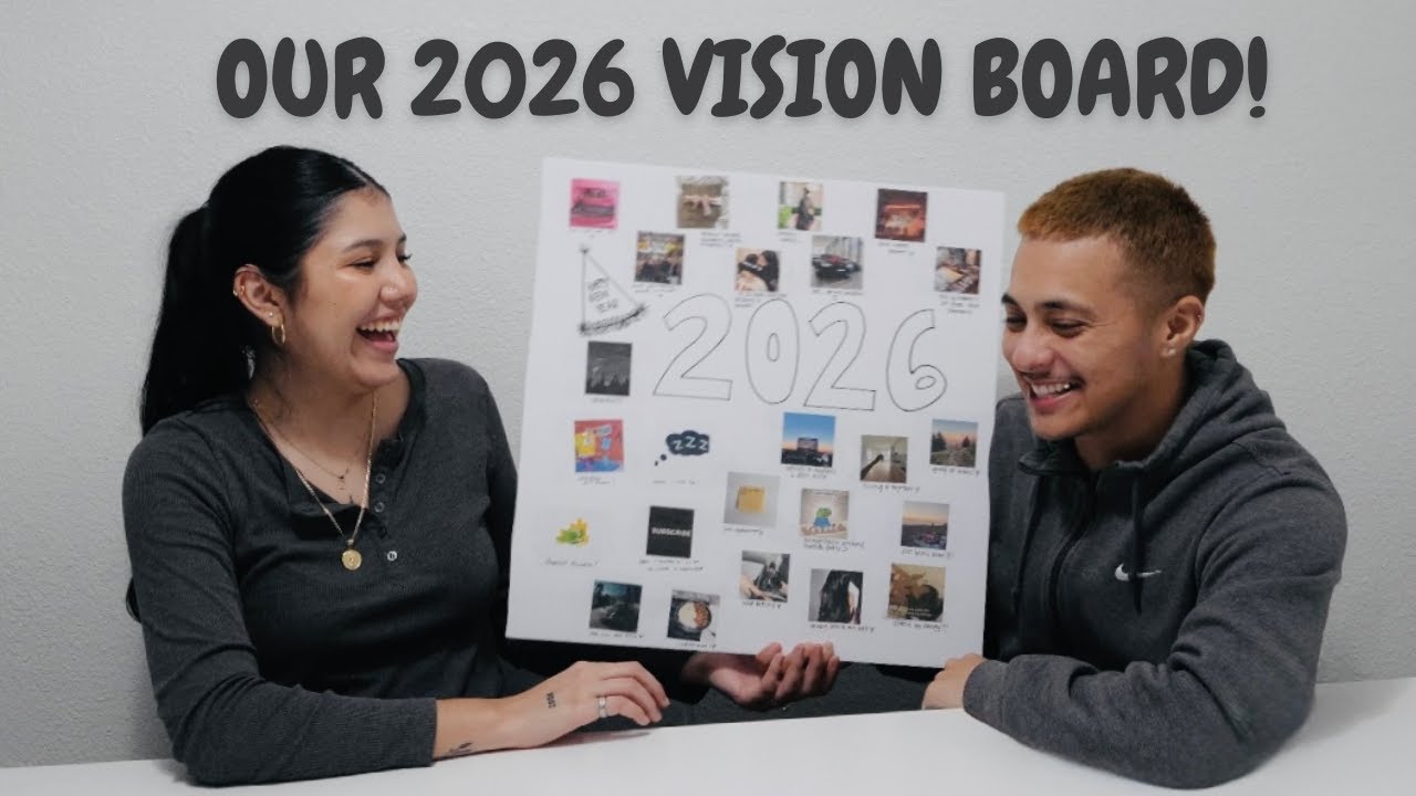 Making a Vision Board for 2026! | Karla & Dalay