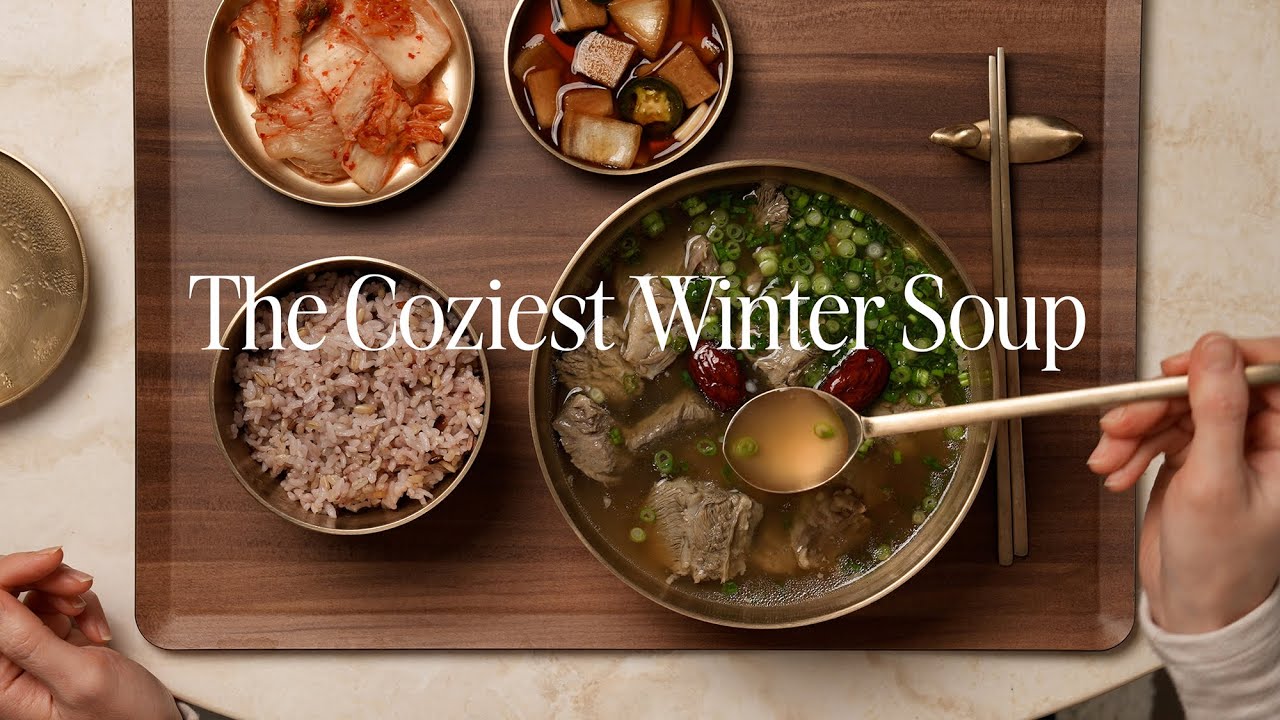 Korean Beef Short Rib Soup (Galbitang) | Cozy Winter Cooking at Home
