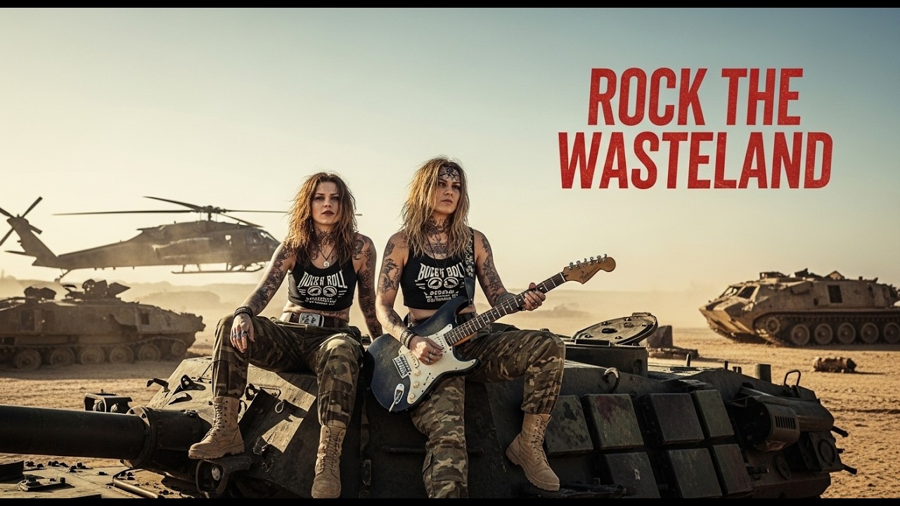 They Landed in Ruins and Played Like Legends #RockLegends #PostWarAesthetic #Cinematic