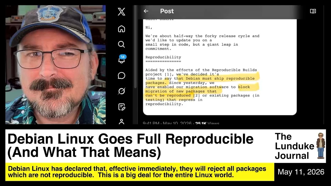 Debian Linux стал полностью воспроизводимым (и что это значит)