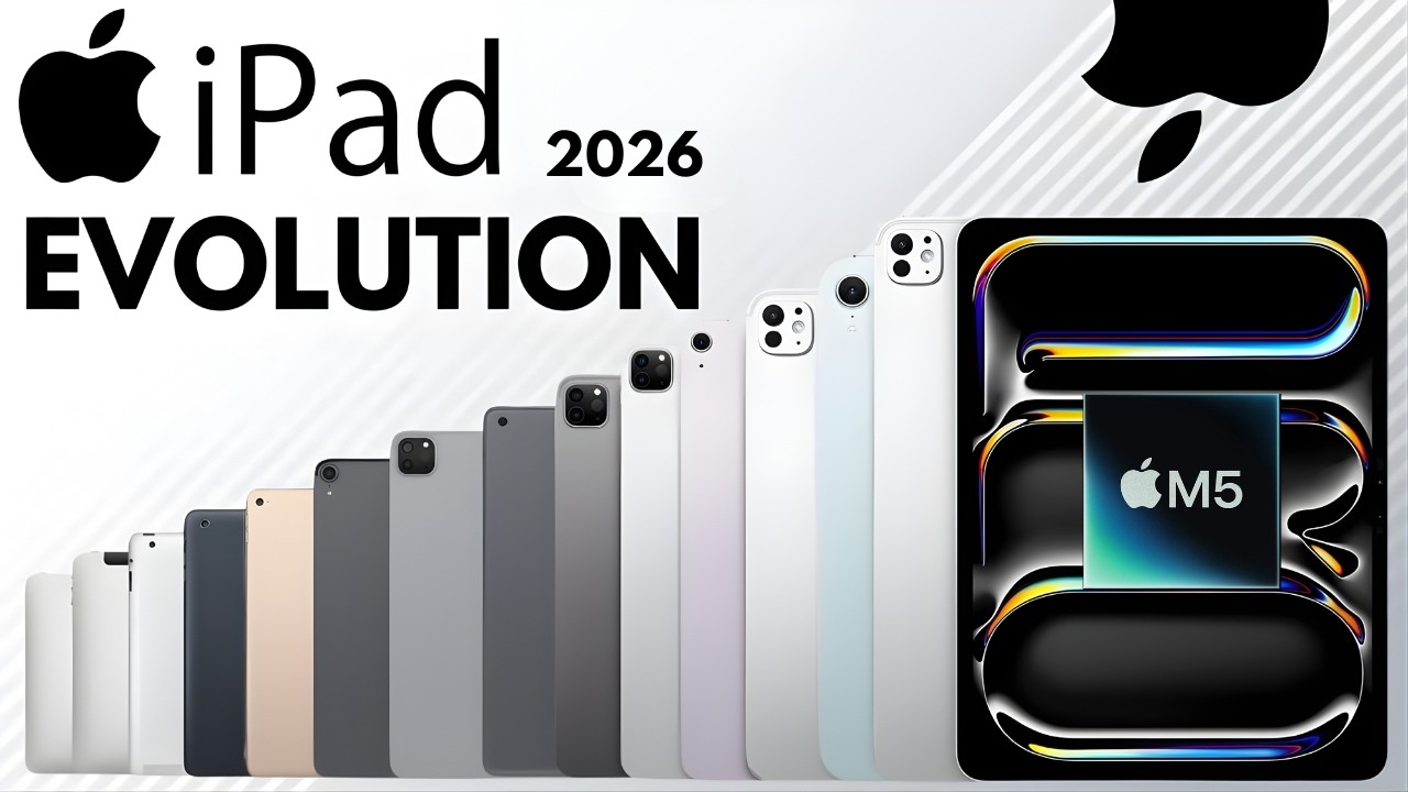 The Evolution of the iPad from 2010 to 2025