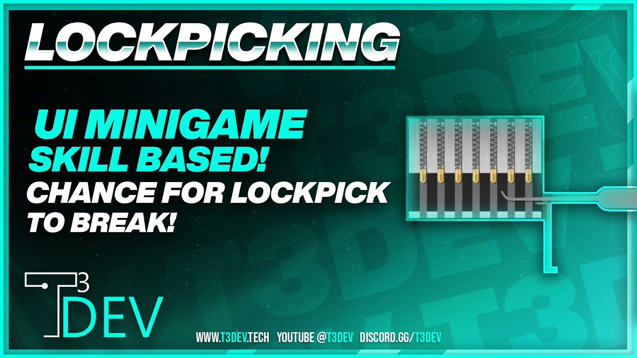 t3_lockpick Script Showcase (FiveM)