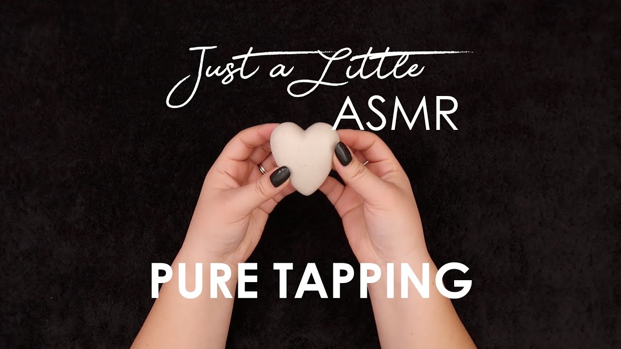 Ep. 39: Pure Tapping ASMR (no talking, gentle tapping on glass, stone, plastics, books and more) - 🎧