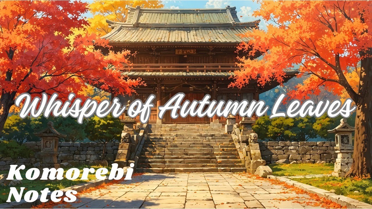 Japanese Lofi BGM🎶 / Whisper of Autumn Leaves/ Komorebi Notes/ relaxing, work, study, driving