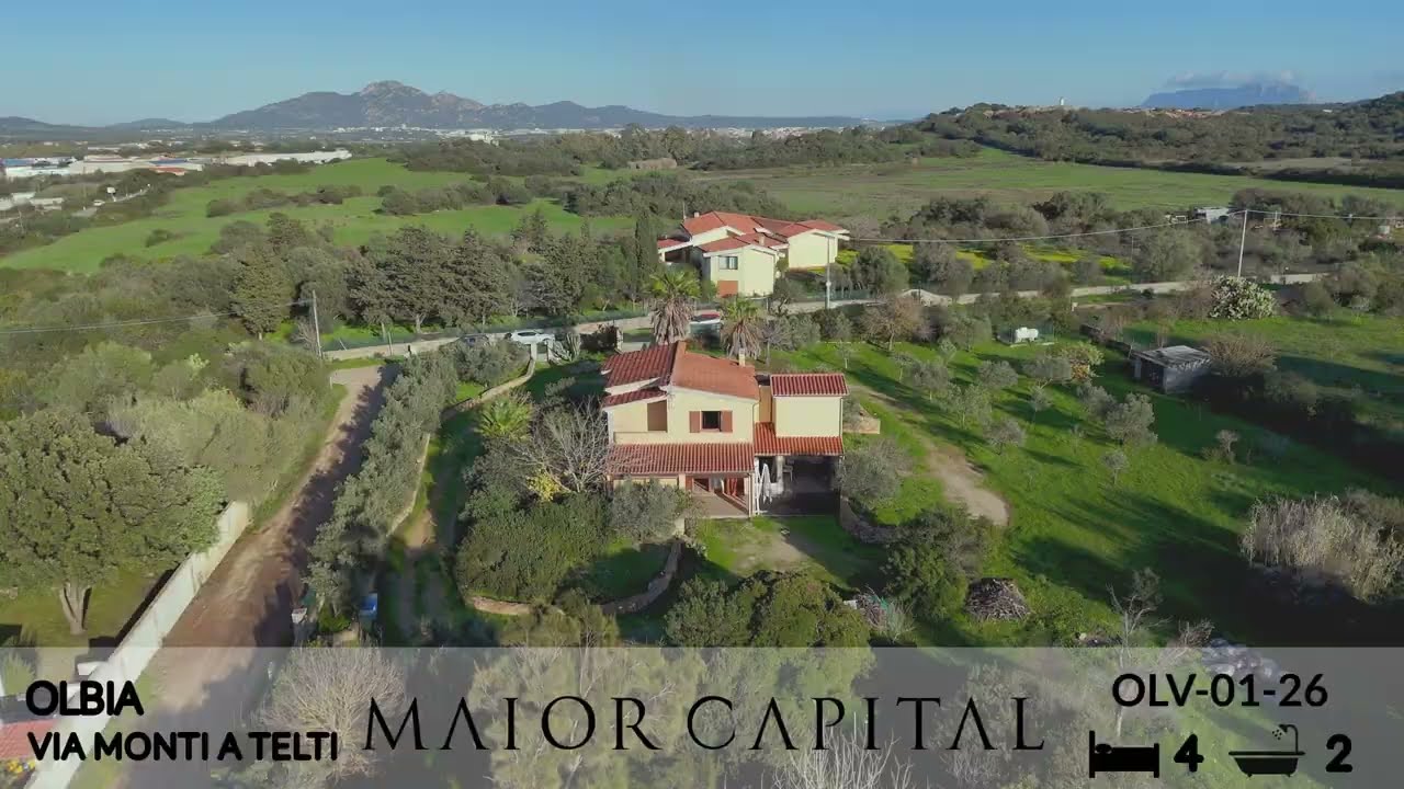 OLV-01-26 | Olbia | Villa panoramica con ampio terreno privato