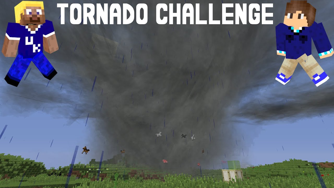 Minecraft Tornado Challenge #2 W/ PoisonousCookie