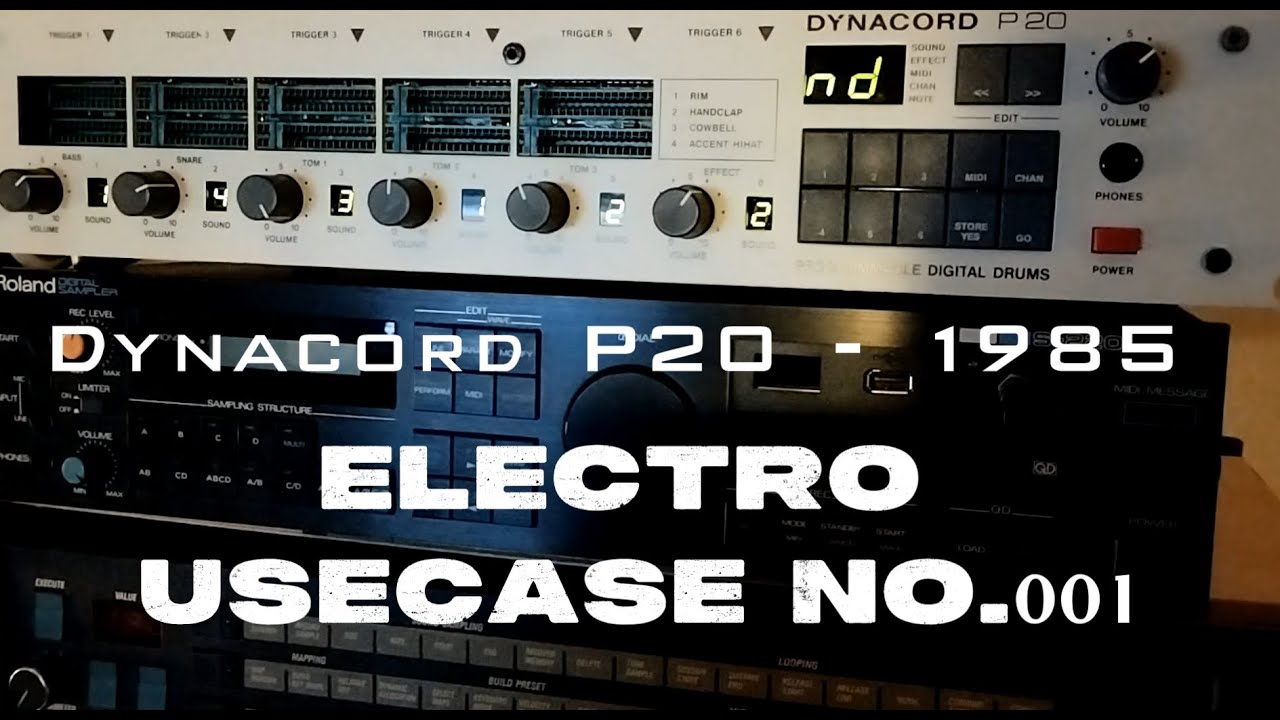 DYNACORD P20 1985 - Electronica - Use Case No. 001 - Album Preview Vol.6