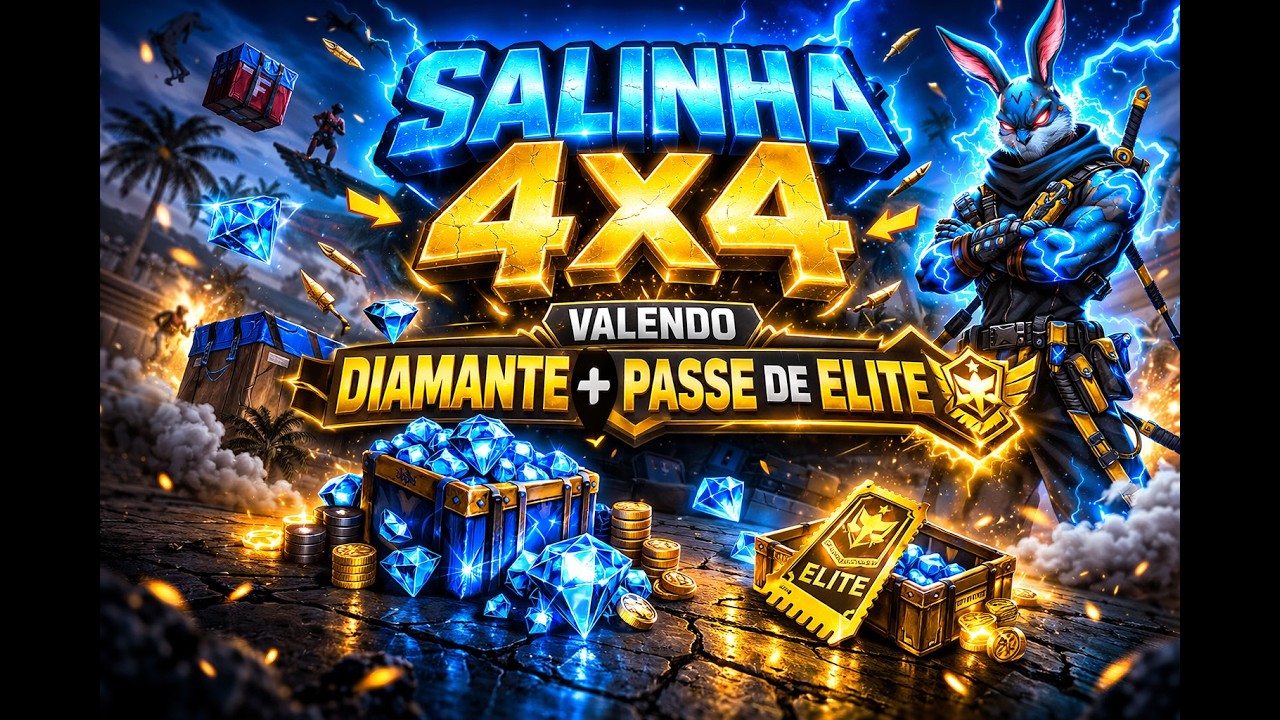 SALA PREMIADA 🔥JOGANDO COM INSCRITOS🔥 FREEFIRE AO VIVO 🔥4V4 AO VIVO #4000