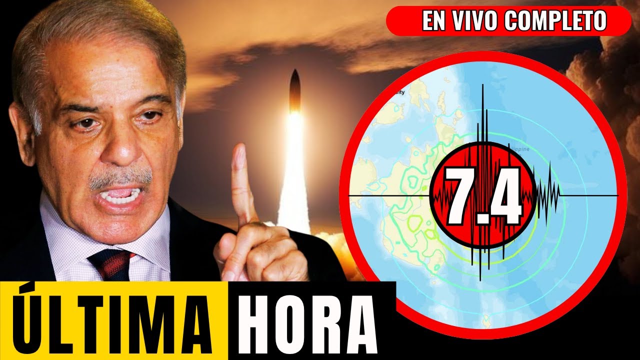 🔥 En VIVO: TERREMOTO de 7.4  y ALERTA de TSUNAMI | PAKISTAN BOMBARDEA AFGANISTÁN