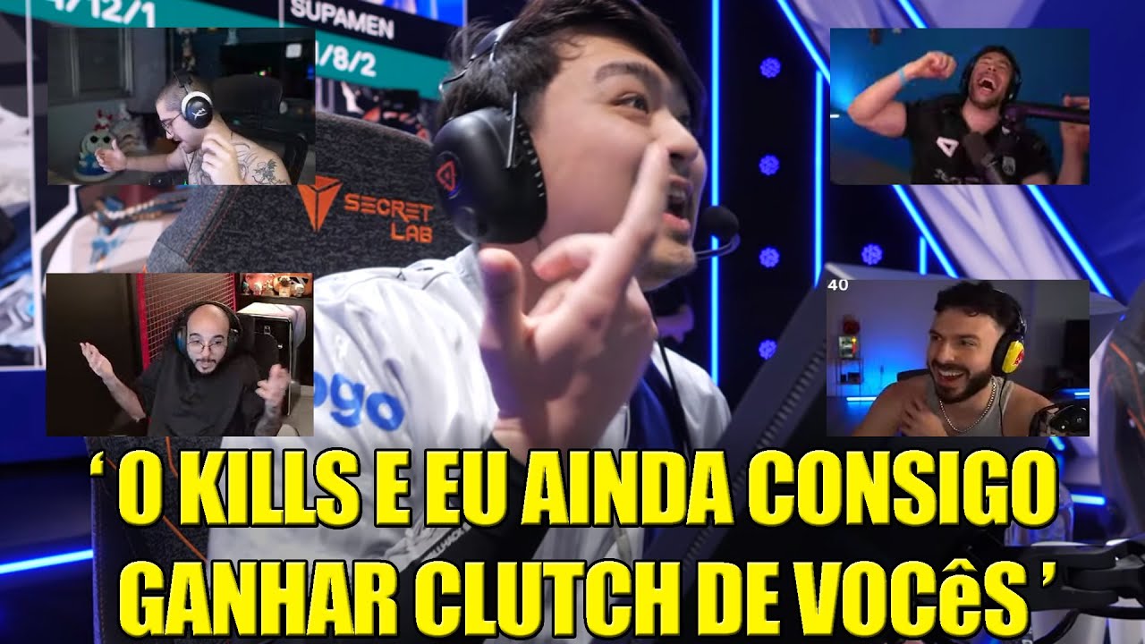 STREAMERS REAGEM A FARPA DO COM PRO PANCADA NO VCT AMERICAS