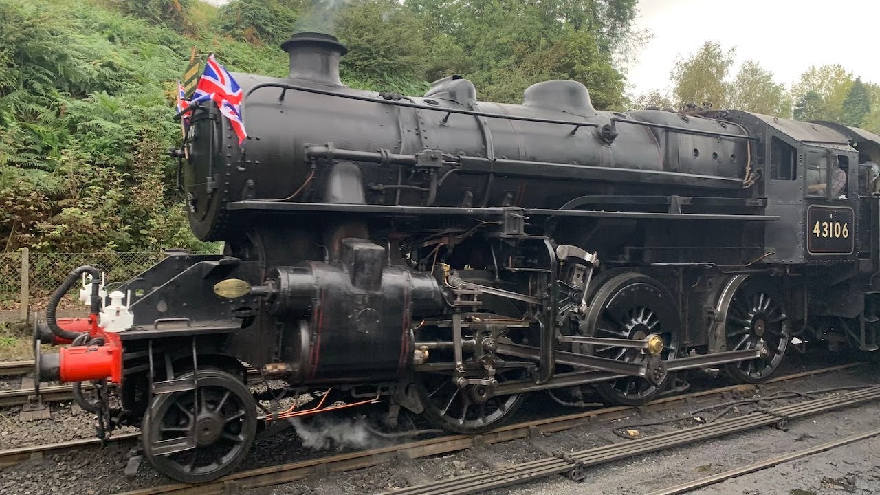 Bridgnorth to Highley on the footplate of 43106 at the Severn Valley Railway
