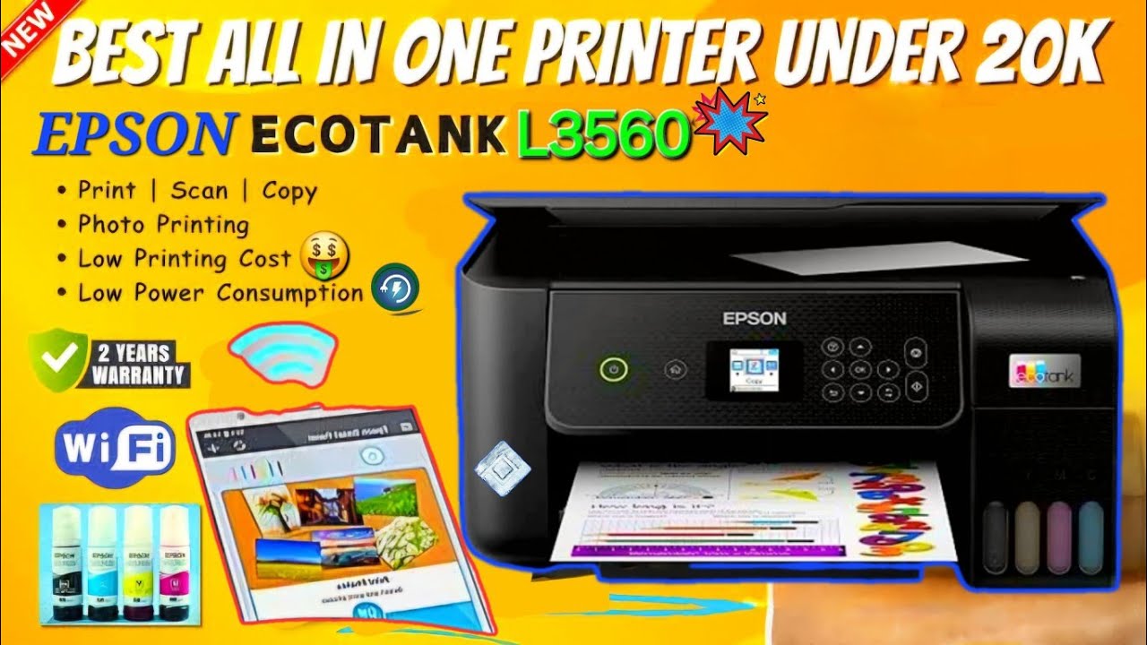 EPSON #L3560 [ ЧАСТЬ 1 ] НОВЕЙШИЙ ПРИНТЕР «ВСЁ В ОДНОМ» | #РАСПАКОВКА | #ОБЗОР |#L3560 | #ПРИНТЕР...
