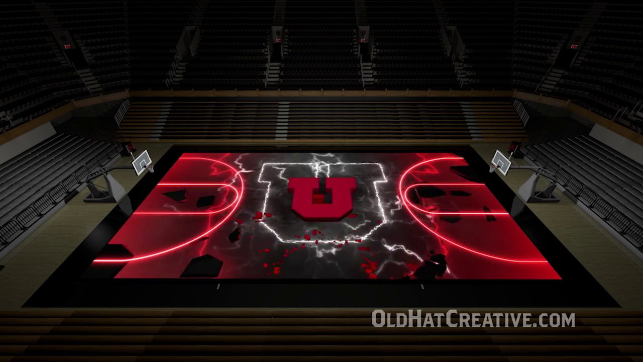 Runnin' Utes Basketball Court Projection &bull; 2016-17