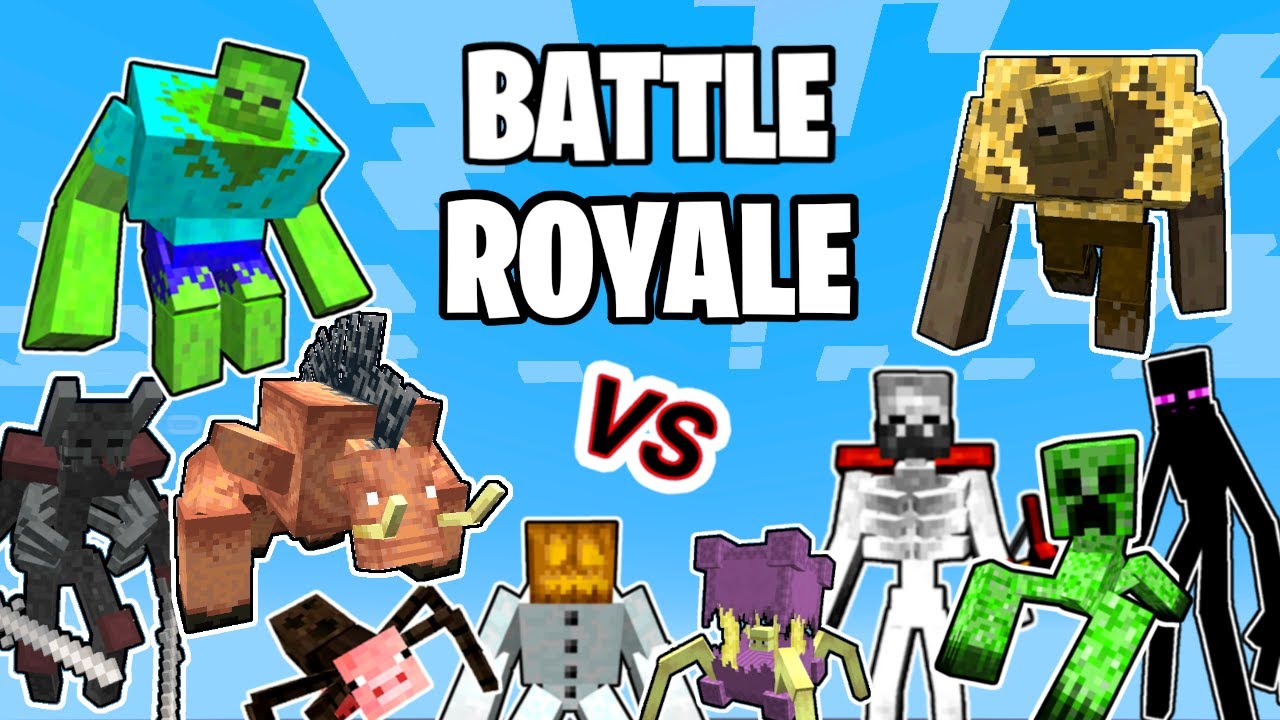 Battle Royale in Minecraft | Mutant Beasts and More Mutants in Minecraft