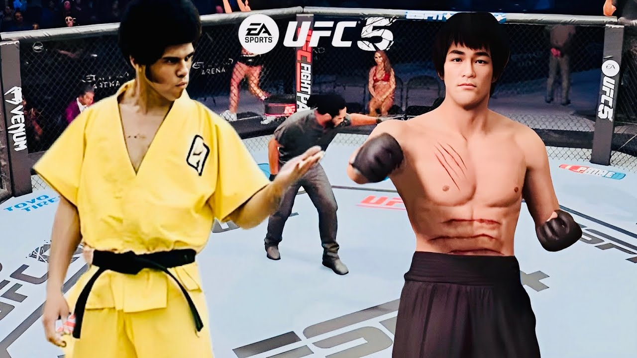 PS5 | Bruce Lee vs. Muscular Legend Jim [EA Sport UFC 5]🥊