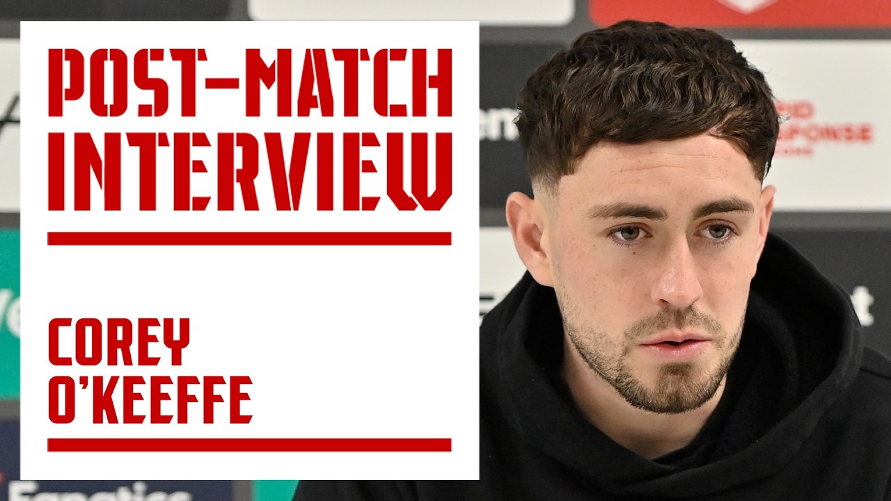 REACTION | Corey O'Keeffe reflects on 3-3 draw with AFC Wimbledon