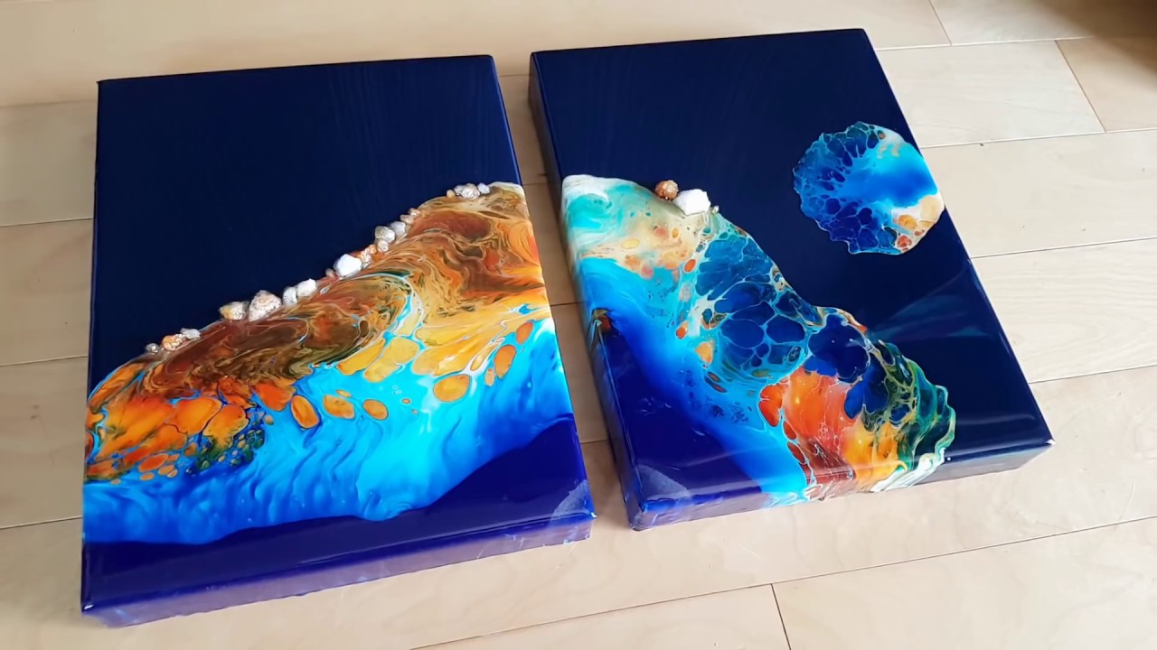 Acrylic Pour On Dry Resin