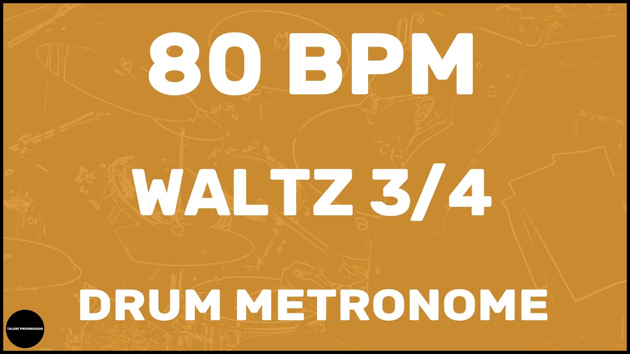 Waltz 3/4 | метроном | 80 BPM