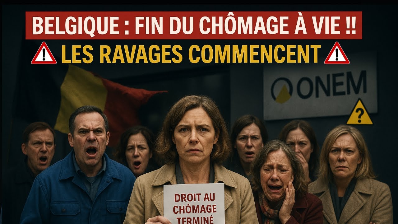 🚨🇧🇪 Belgique : Chômage à Vie SUPPRIMÉ – Les PREMIERS RAVAGES Commencent !