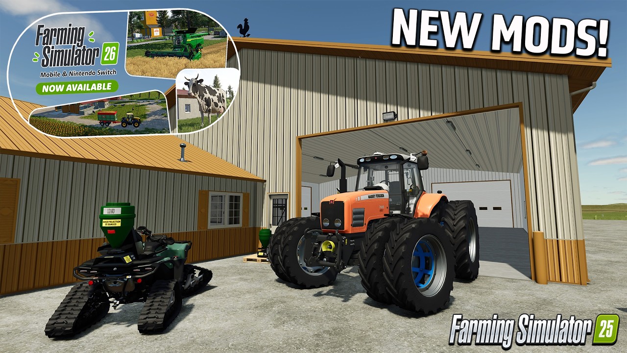 FS26 УЖЕ ВЫШЕЛ?! НОВЫЕ МОДЫ / ОБНОВЛЕНИЯ (ОБЗОР/РУКОВОДСТВО) FARMING SIMULATOR 25