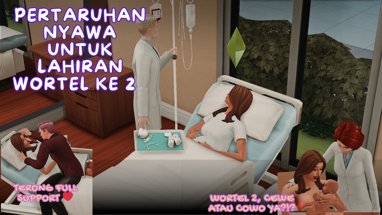 Wortel Ke2 Akan Lahir Ke Dunia?!, Very Veggie Challenge Part 24|The Sims4 Indonesia|