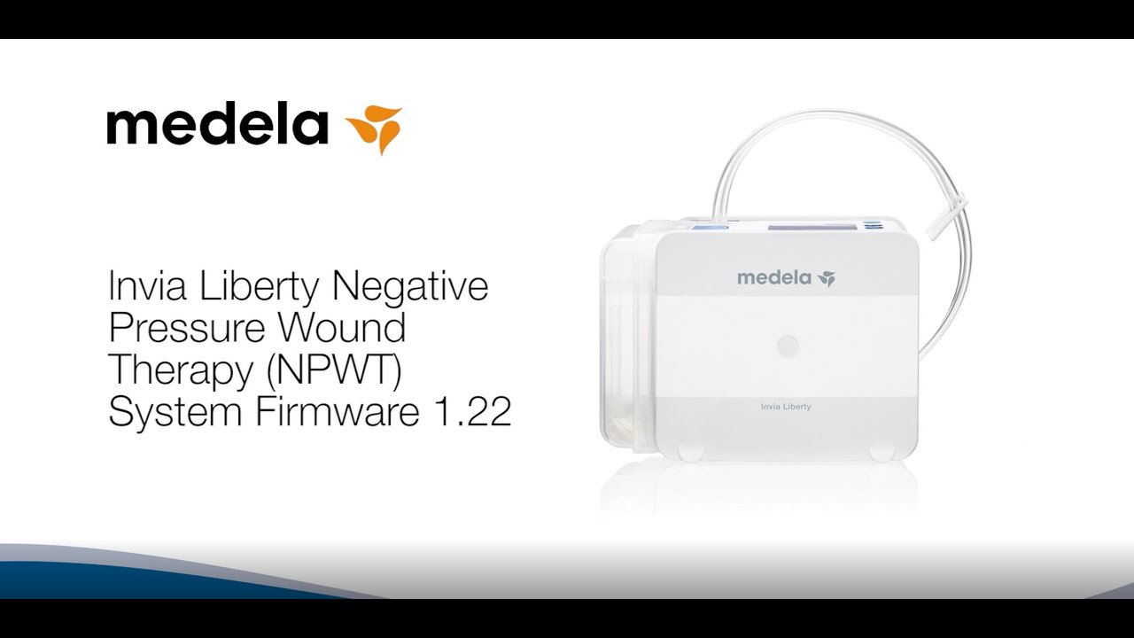Medela Invia® Liberty NPWT System Firmware 1.22 Instructional Video