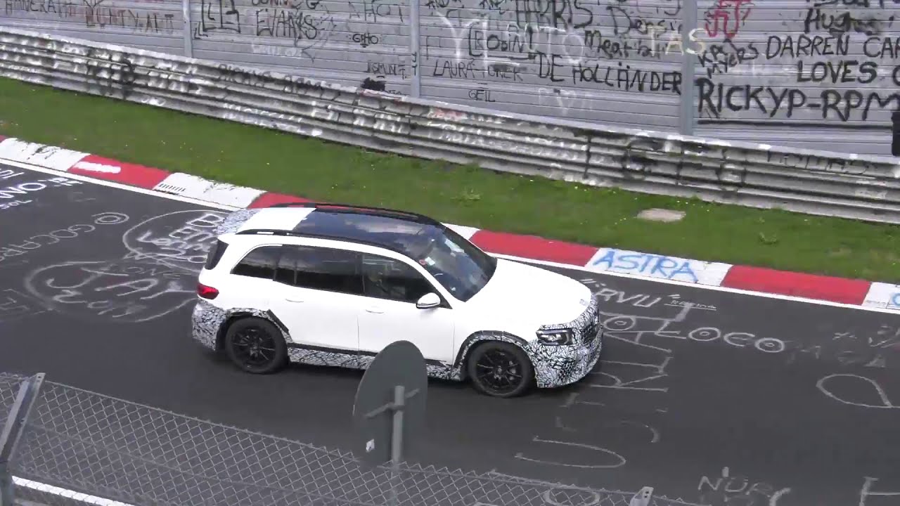 2020 Mercedes-AMG GLB 45 Testing on The Nordschleife
