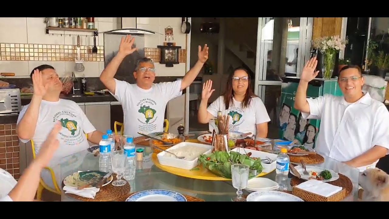 ALMOÇO RACIONAL na casa do Maestro Fábio Santejani em Taubaté-SP.