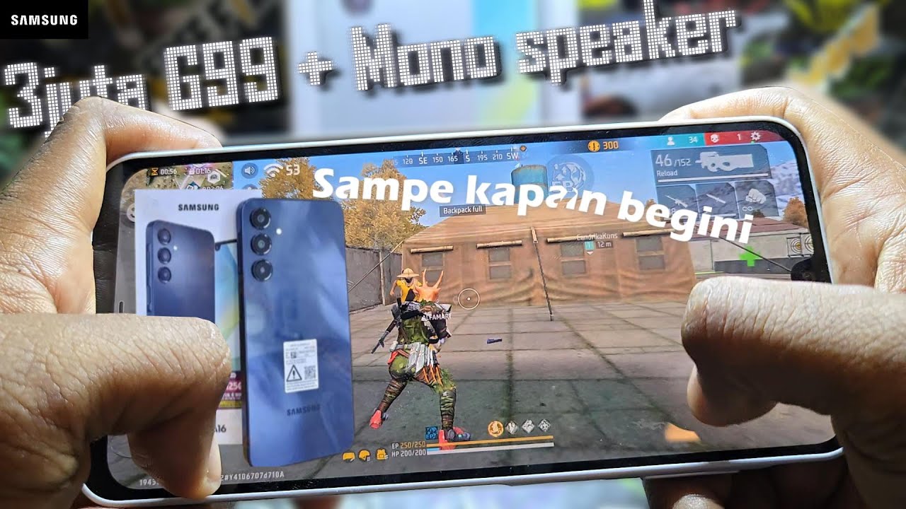 Samsung A16 4G Game Test Free Fire Max || Handcam || Helio G99 (6nm)