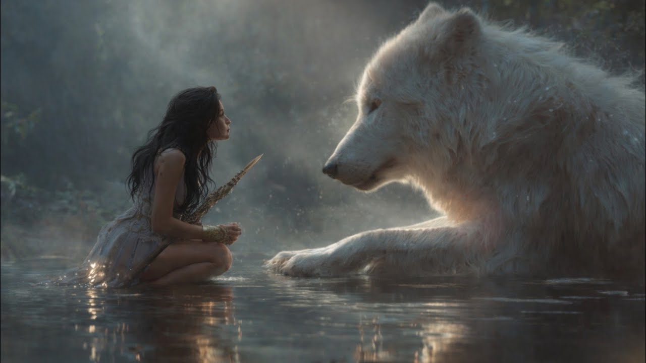 Elara arrancó la lanza del lobo en el río… y Estefan dijo: “Eres mi Reina”