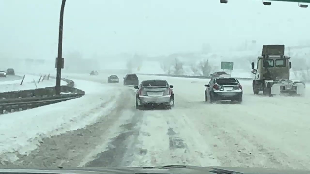 🇨🇦QUEEN ELIZABETH 2 HI-WAY ALBERTA CANADA | SNOW STORM 