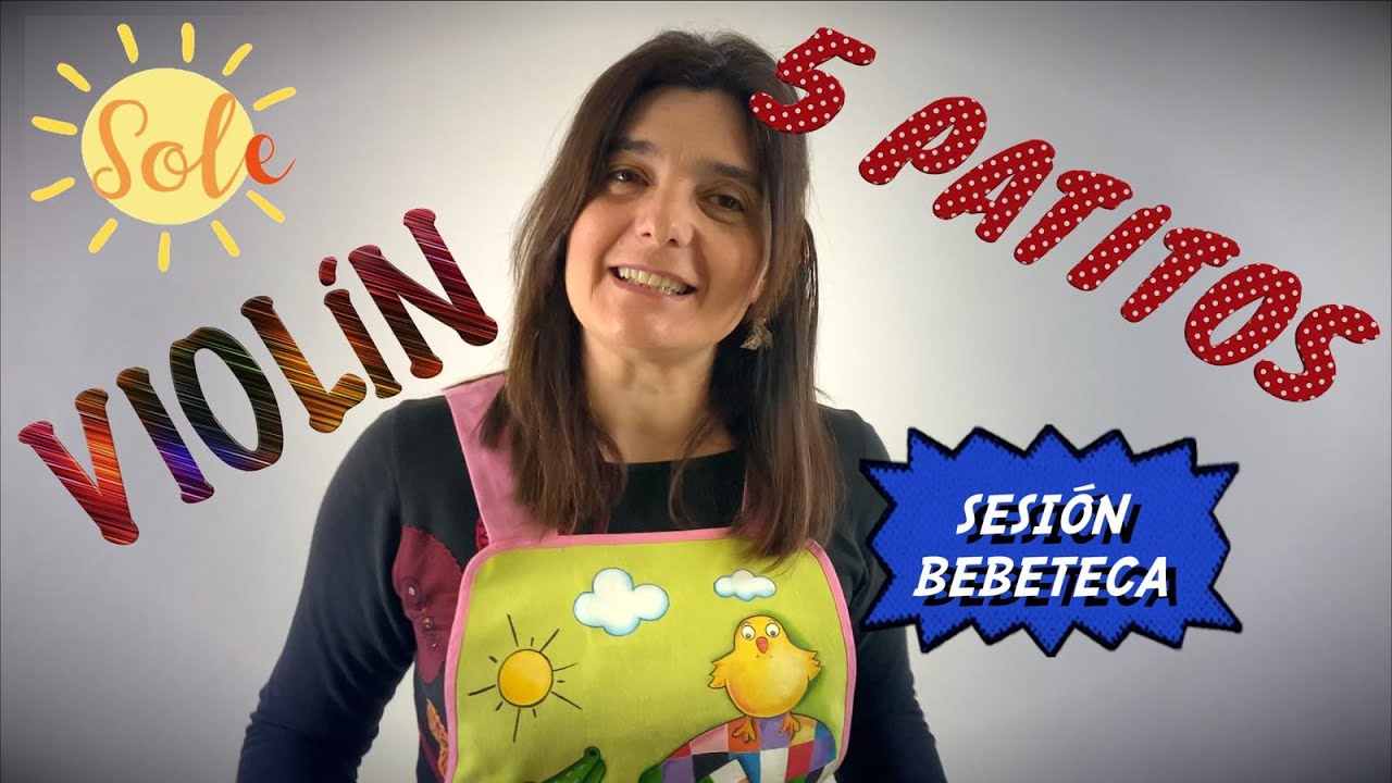 cuento 5 patitos y violín - Sole Cantacuentos (sesión bebeteca)