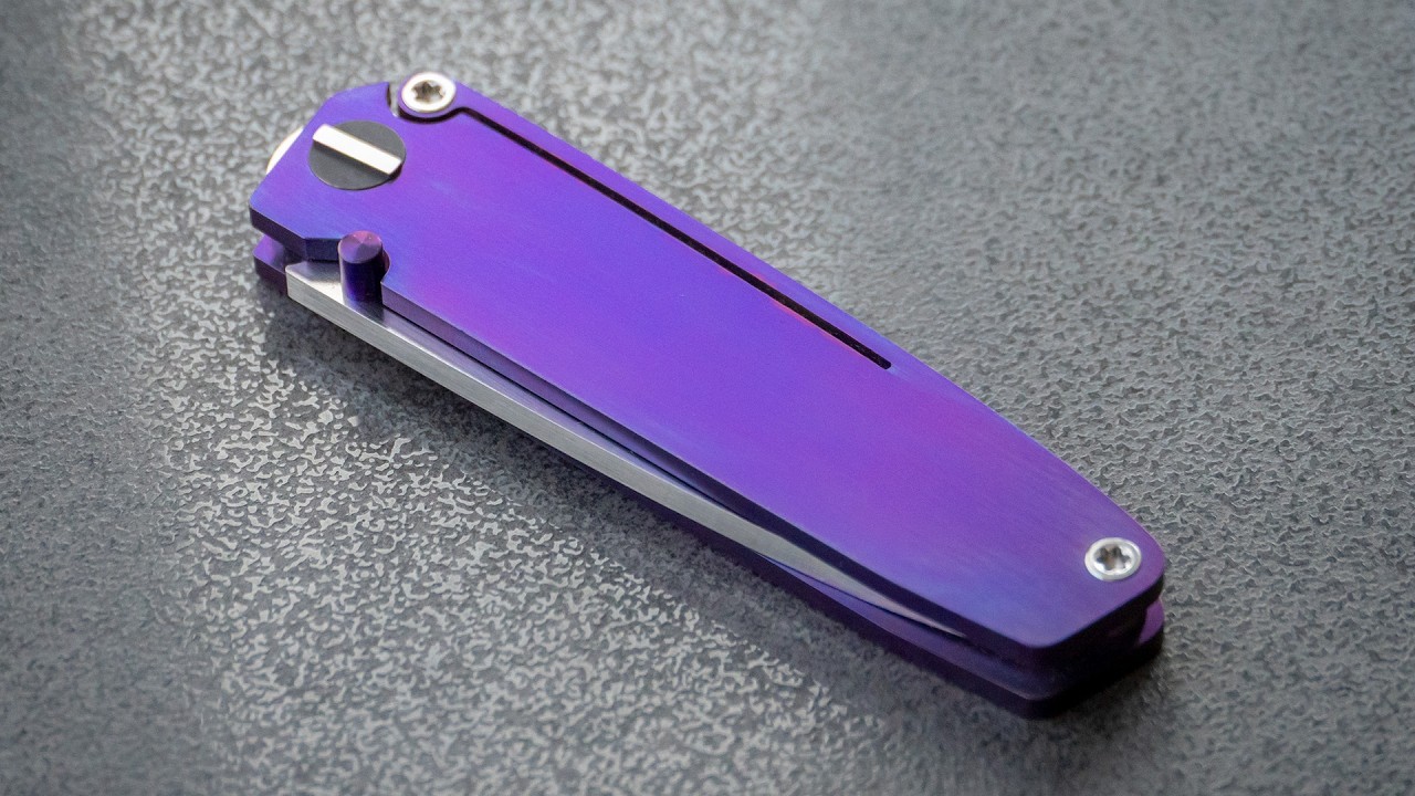 Crafting a Titanium Folding Knife | M398 Full Build