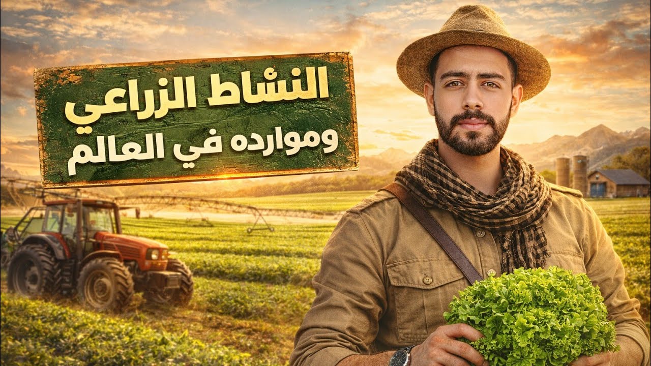 شرح درس النشاط الزراعي وموارده في العالم | الصف الثالث الاعدادي | ترم ثاني 2026 