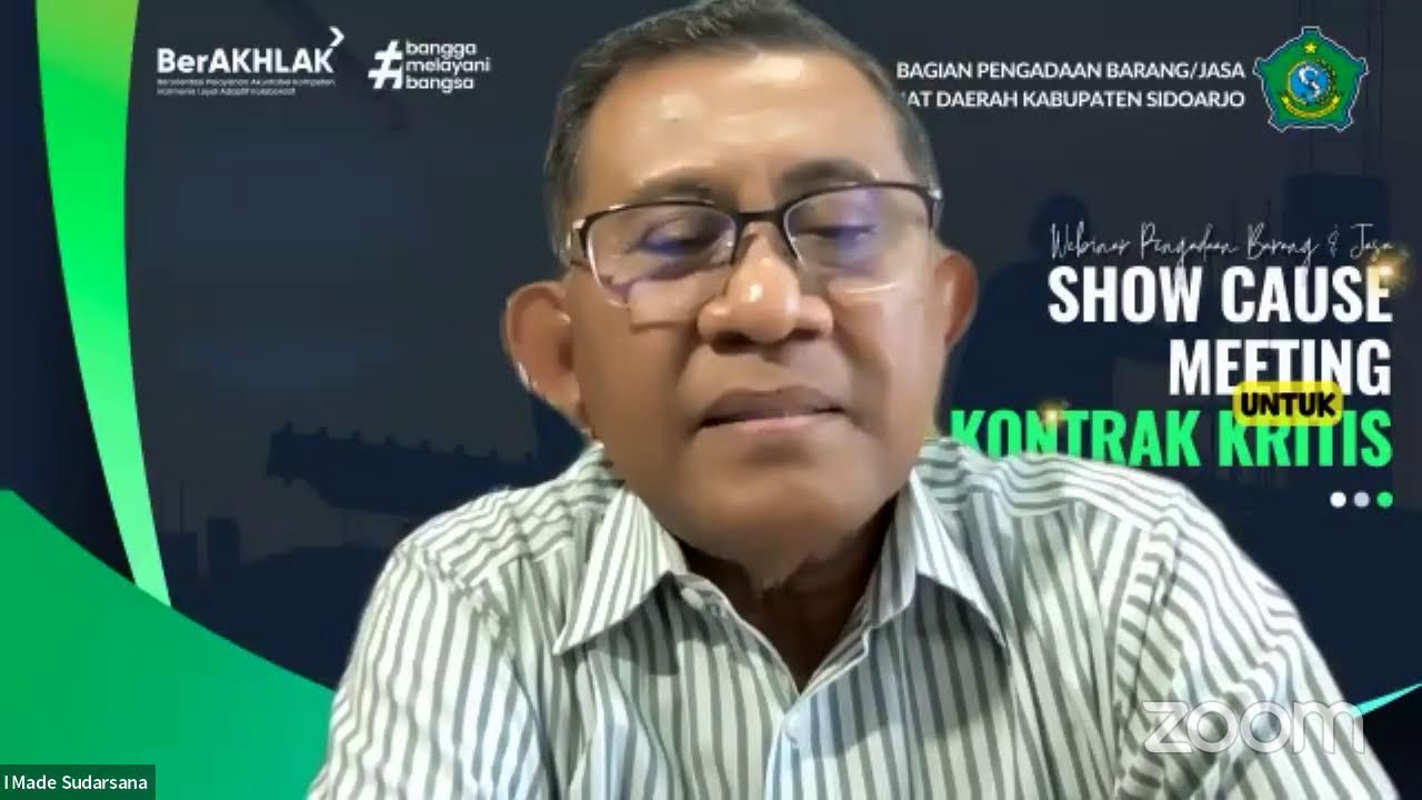 Show Cause Meeting (SCM) untuk Kontrak Kritis