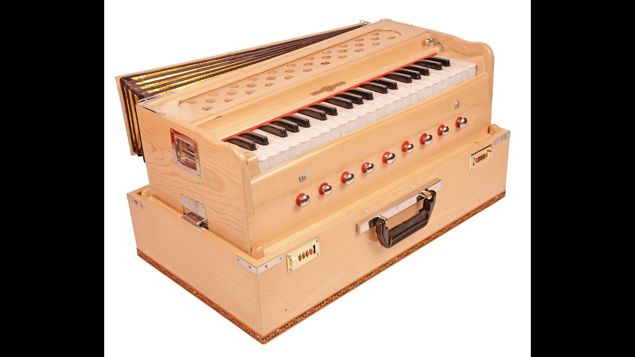 Harmonium BINA no. 17 Deluxe Portable Super SPL 3 ½ octaves