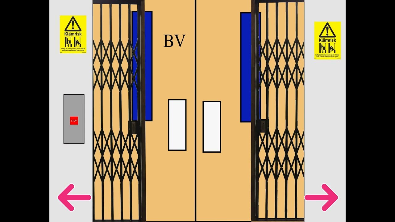 Hissgruppen Lift 5 Freight Elevator @ Fornbackagatan 1, Södertälje (RSP TURBOWARPED 