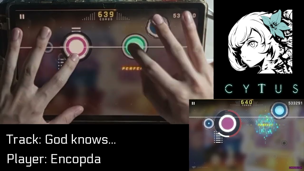 【Cytus II】God knows... / CHAOS Lv. 13+ MM TP100