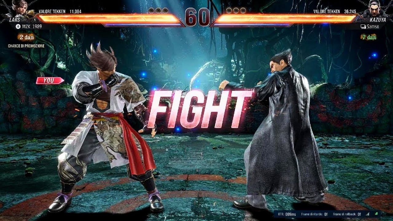 TEKKEN 8 CBT Lars VS Kazuya 4K HDR