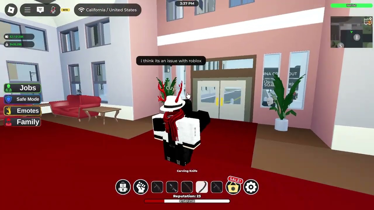 Chicago 1949. 37th Player of roblox  cuyler getting kidnapped by Flame