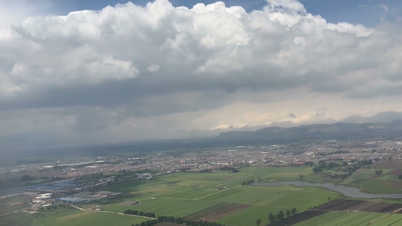 Landing at Bogotá's El Dorado International Airport