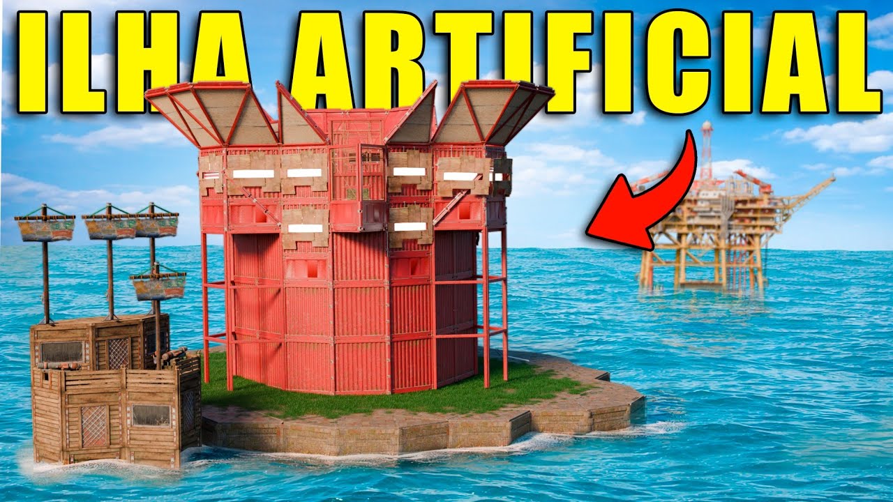 Eu Construí uma ILHA ARTIFICIAL no Rust