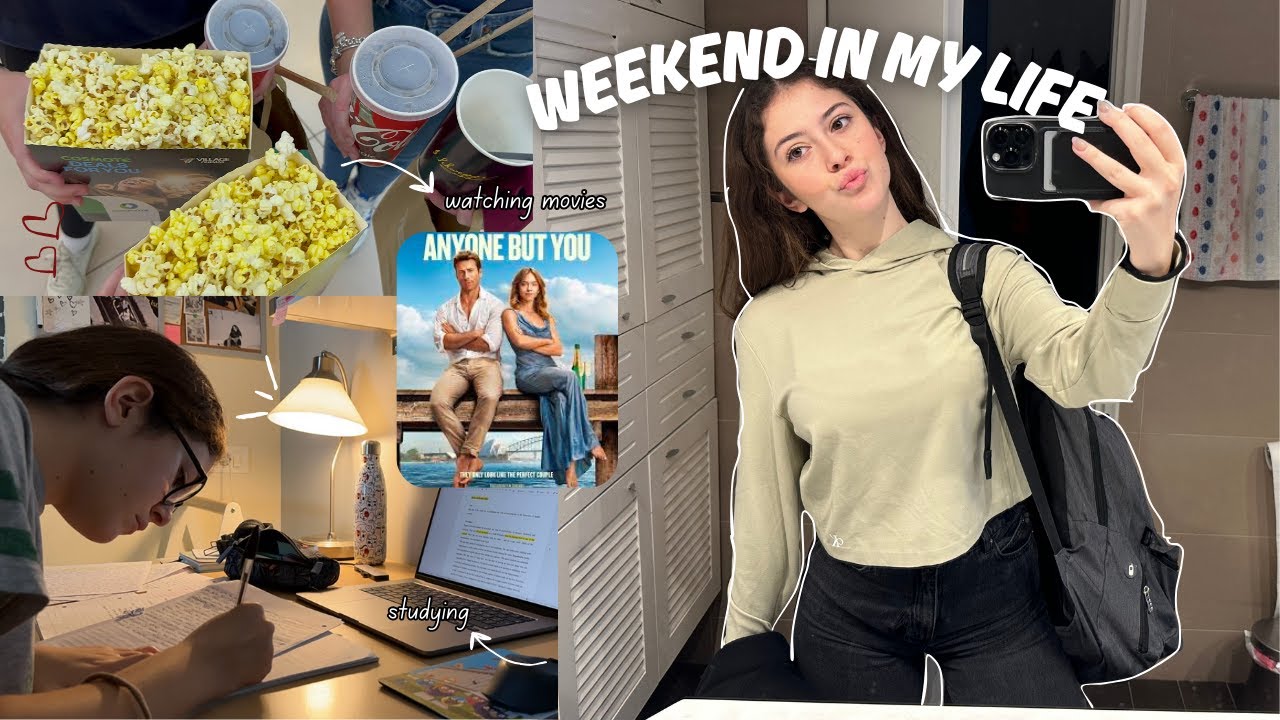 WEEKEND IN MY LIFE | school, going out , & studying